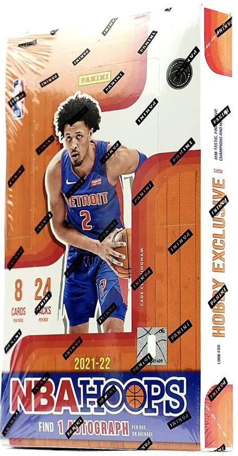 2021 22 Panini Nba Hoops Basketball Hobby Box