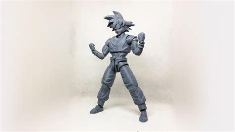 3D File Goku The 3D Printed Articulated Action Figure Template To