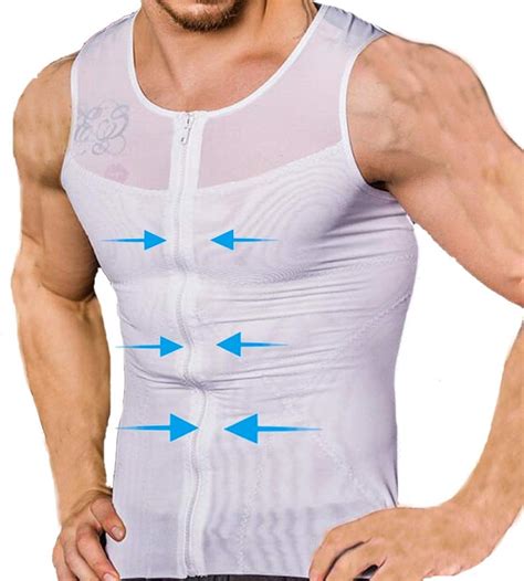 Amazon ASO SLING Men Compression Shirt Slimming Body Shaper Vest