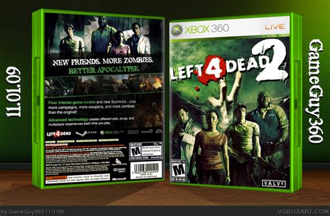 Left 4 Dead 2 Xbox 360 Box Art Cover by GameGuy360