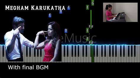 Megham Karukatha Piano Notes Thiruchitrambalam Anirudh Riya