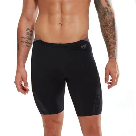 Traje De Ba O Speedo Nataci N Hyper Boom Splice Jammer Negro Hombre