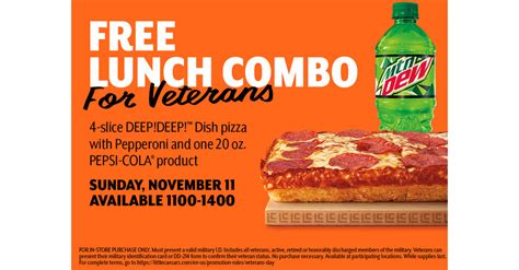 Little Caesars® Pizza Treats Veterans and Military to Free $5 HOT-N ...