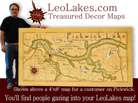 Old field Studio: Pickwick Lake Treasured Map