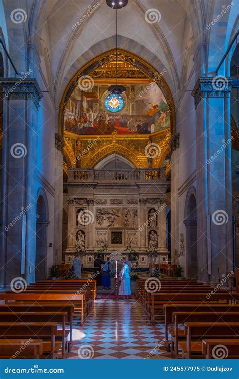 Loreto Italia De Septiembre De Interior Del Santuario De