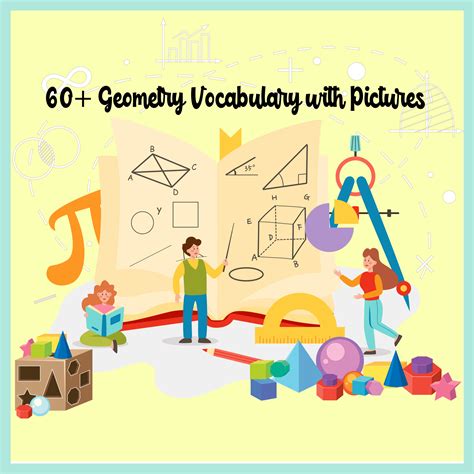 60+ Geometry Vocabulary with Pictures | Free Printables