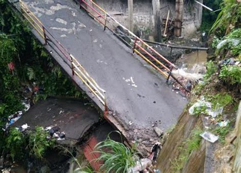 Diguyur Hujan Lebat Jembatan Di Kota Bogor Ambruk Okezone Megapolitan