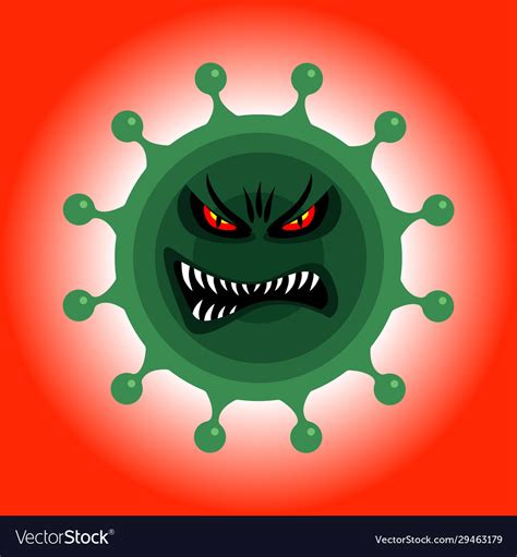 Cartoon Virus Background