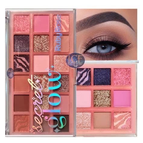 Ruby Rose Paleta De Sombras Secret Glow HB1084 12 Unid