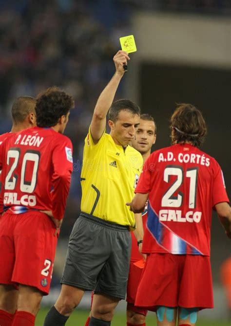 Spanish Referee Fernandez Borbalan Editorial Photo Image Of Defender