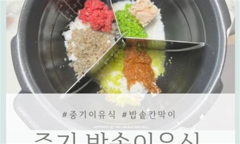 중기 후기이유식 야채육수 맛있게 만들기 팁 And 보관 네이버 블로그