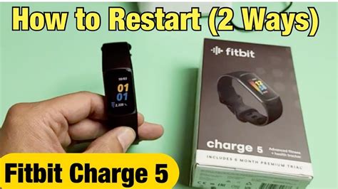 Fitbit Charge 5 How To Restart 2 Ways Youtube