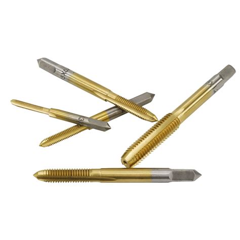 Pcs M M M M M Titanium Coated Hand Tap Set H Grandado