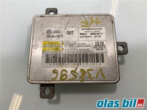 Styreenhet Xenon Ballast Til Audi A1 2010 2014 Type I Fase 1 8K0