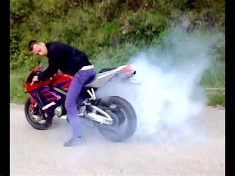 Honda Cbr Rr Burnout Youtube