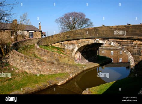 Uk England Cheshire Stockport Marple Circular Bridge At Junction