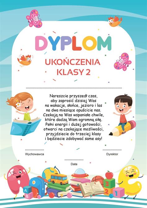 Dyplom Uko Czenia Klasy Drugiej Wz Oficjalne