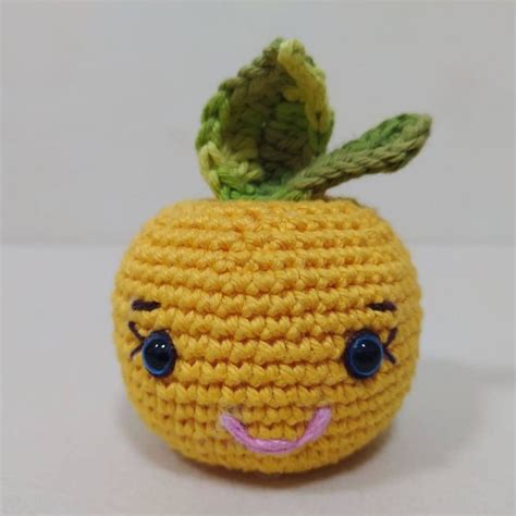 Laranja Amigurumi Fruits Gurumi Elo Produtos Especiais