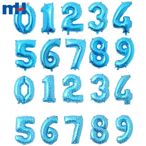 Inch Inch Digit Foil Number Balloons Birthday Party Decorations