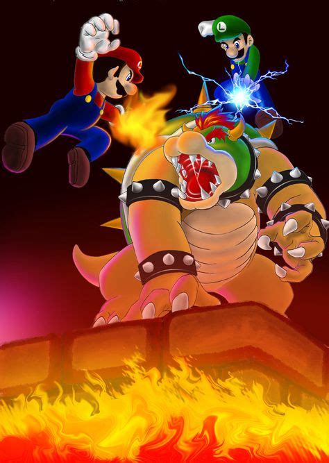 Mario Vs Bowser Imagen Mario Y Luigi Vs Bowser Planeta Mario Juegos Y Dibujos