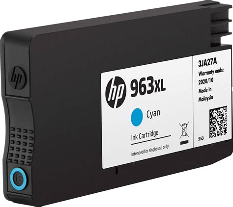 HP Ink Cartridge 963 XL Original Cyan 3JA27AE Conrad