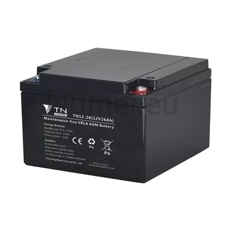 12V 26Ah AGM Battery Tianneng TN12 26 Deep Cycle WUMEI