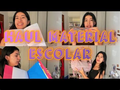 Haul De Material Escolar Curso Bluwieannie Youtube