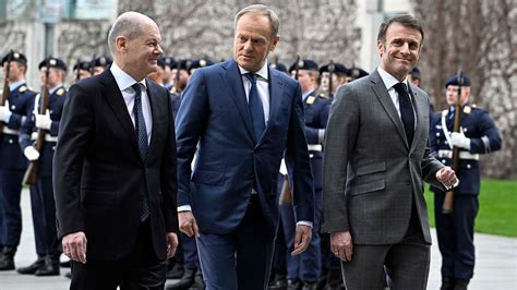 Scholz Trifft Macron Und Tusk In Berlin Ukraine Zentrale Thema