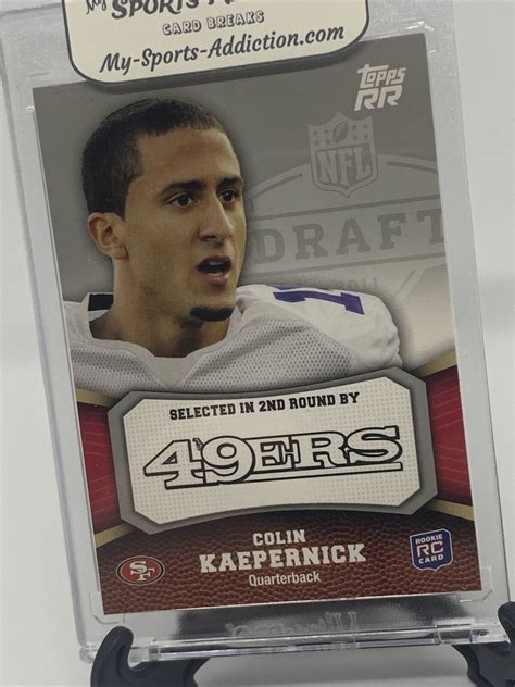 Colin Kaepernick Rc Topps Rr Rising Rookies Draft Rookie Card