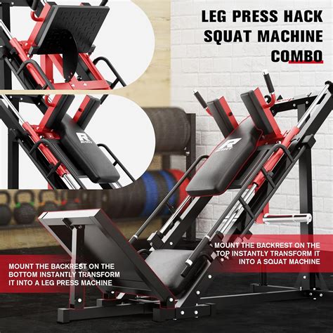 Ritfit Leg Press Hack Squat Machine Professional Australia Ubuy