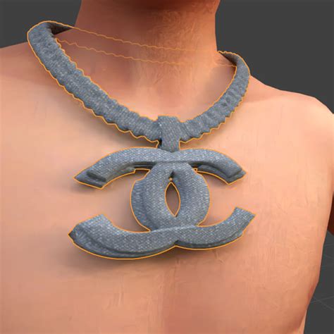 Diamond Chanel Cuban Link Chain For The Sims 4 Vv Drip In 2024