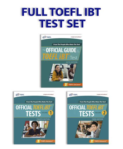 Mcgraw Hill Education Full Toefl Ibt Set Official Guide To The Toefl