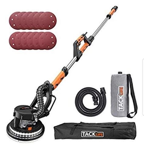 Tacklife Drywall Sander A W Automatic Vacuum System Enable