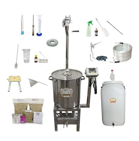 Kit Cervejeiro Completo Panela Automática BierMaker 50L Cerveja