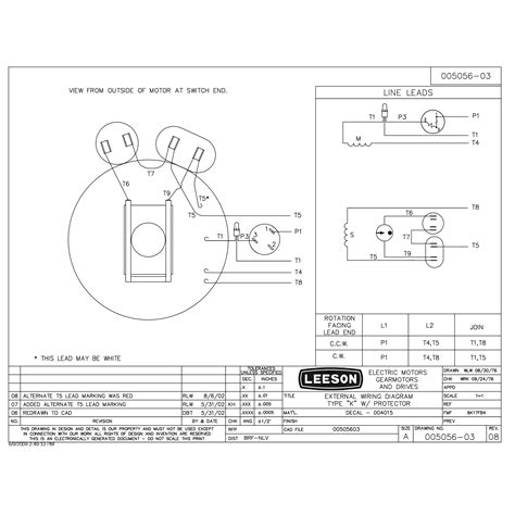 5 Hp Electric Motor Wiring Diagram