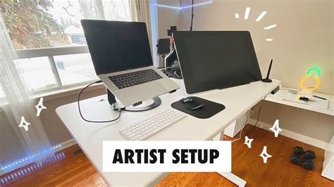 DIGITAL ARTIST Workspace Setup! - YouTube