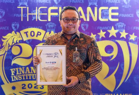 Foto Bank Btn Raih Dua Penghargaan Top Financial Institution Awards