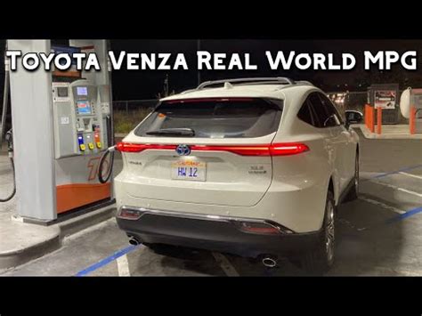 Toyota Venza Hybrid Real World Highway MPG Test YouTube