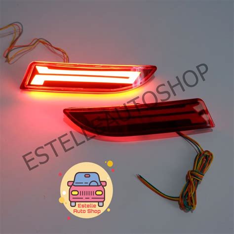 Jual LAMPU REFLEKTOR LED BUMPER MATA KUCING MOBIL ALL NEW AVANZA