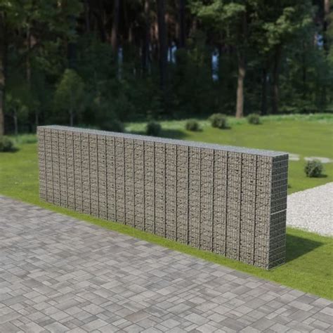 Mur Gabion Avec Couvercles Acier Galvanis X X Cm Cdiscount