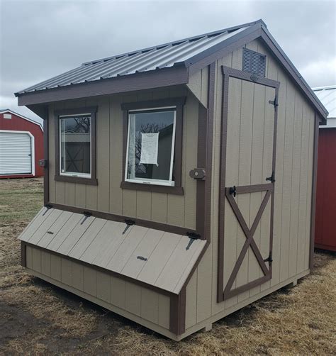 8 X 8 Chicken Coop W Buckskin Siding Central Iowa Sheds