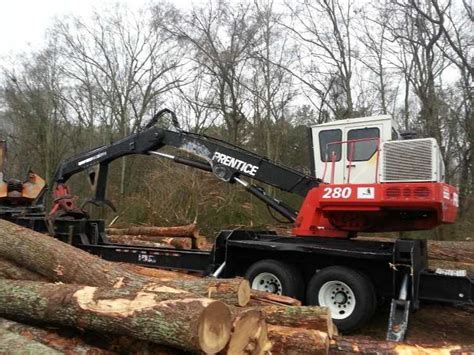 Prentice 280 Log Loader W Ctr Delimber Minnesota Forestry