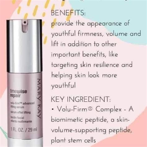 Timewise Repair Volu Firm Advance D Lifting Serum Mary Kay Skin Care