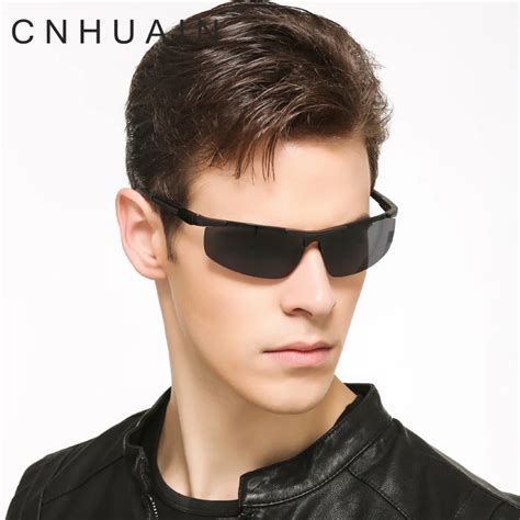 Cnhuain Brand Aluminium Magnesium Men S Sunglasses Polarized Day And