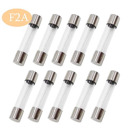 Amazon 20PCS Glass Fuse Kit 2A 250V 6x30mm 0 23 X 1 18 Inch Fast