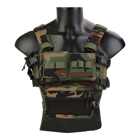 EMERSONGEAR TACTICAL CHEST RIG WOODLAND EM2961WL Jolly Softair