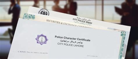 Police Character Certificate Pakistanis