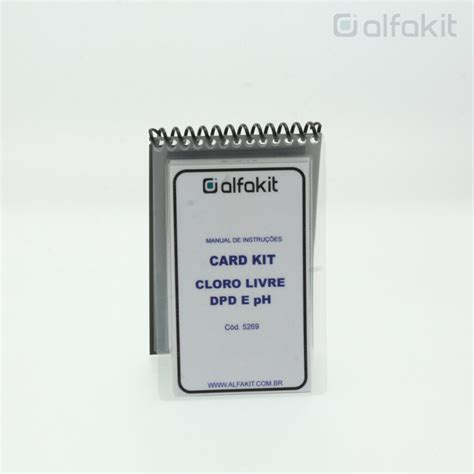 Card Kit Cloro Dpd Livre E Ph Alfakit