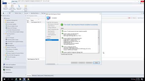 Create Task Sequence For Windows Deployment In Sccm Youtube