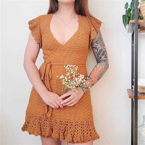 Crochet Wrap Dress Pattern Dresses Images 2024